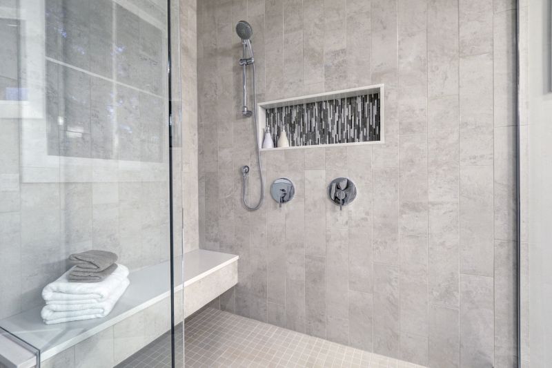 Luxury Shower with Tile Accents